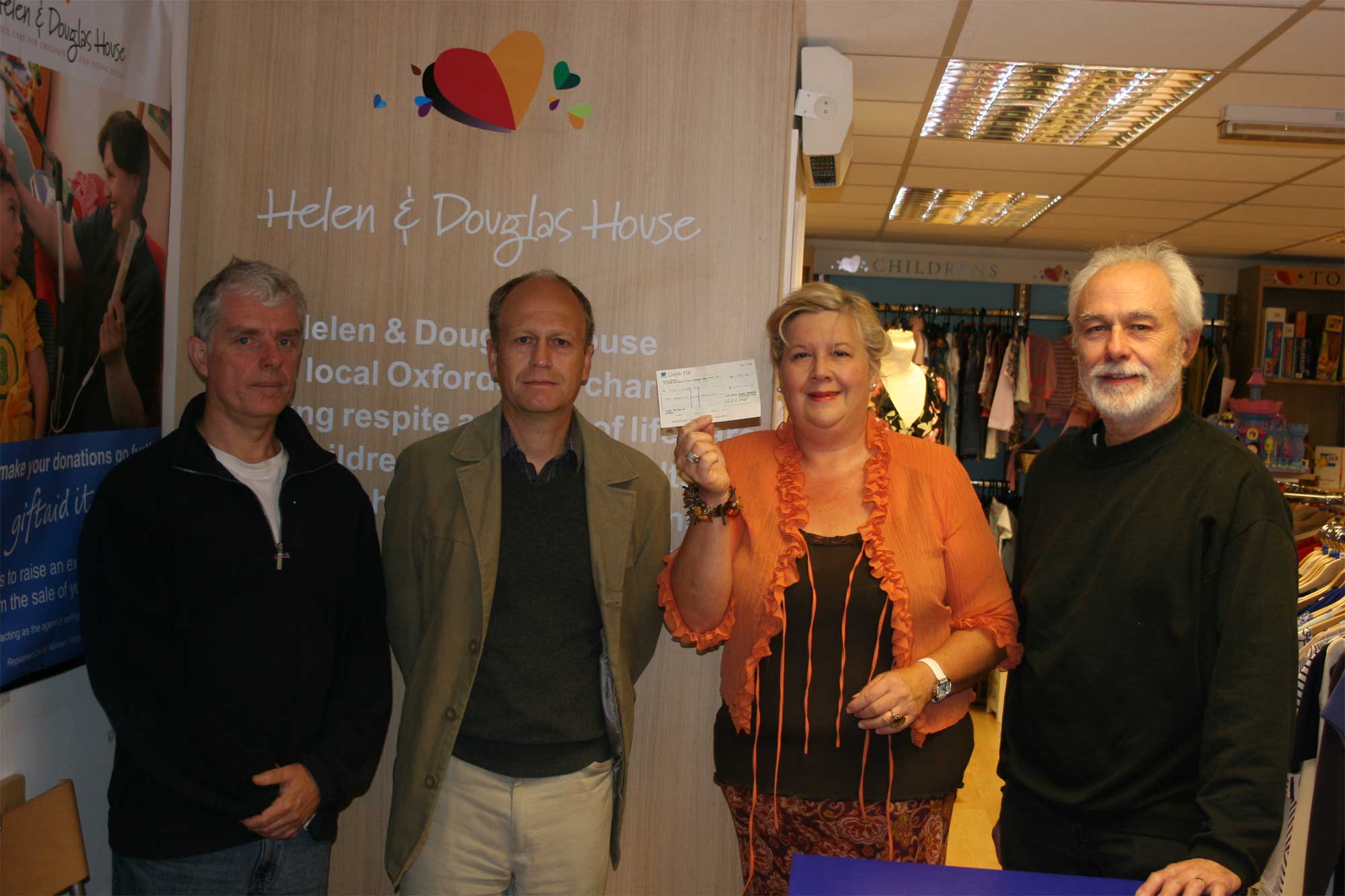 Presentation to Helen and Douglas House